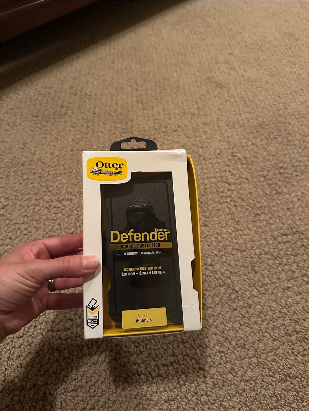 Otter box defender belt clip